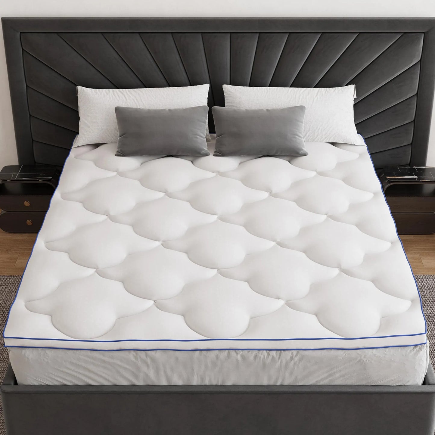 2" Cotton Queen Mattress Topper