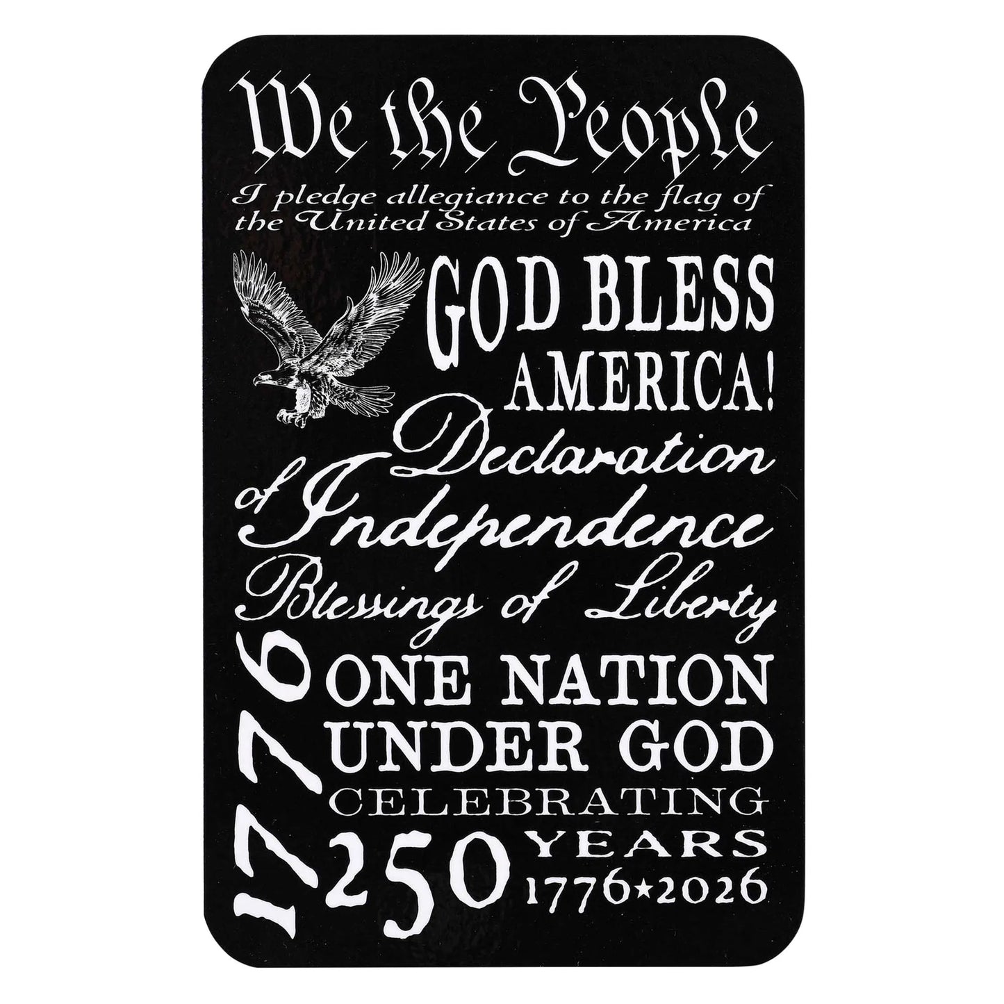 Pocketcard Eagle We The People