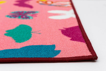 Alphabet Animals Kids Fun Play Mat Reversible Rug