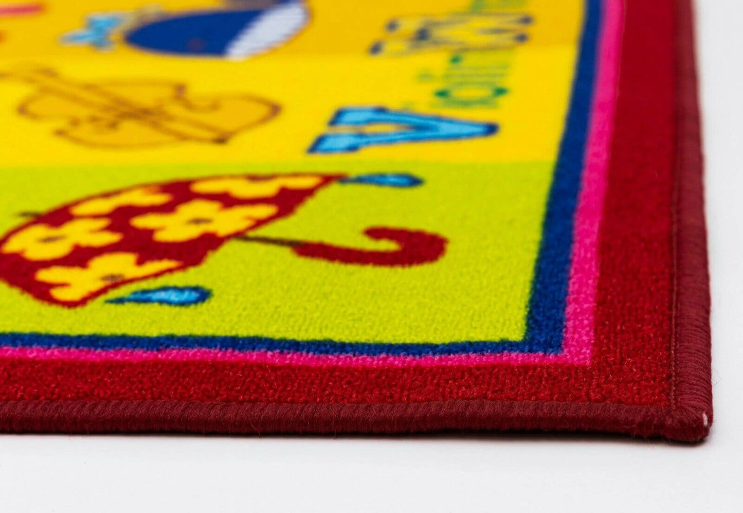 Alphabet Animals Kids Fun Play Mat Reversible Rug