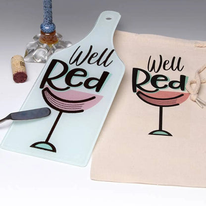 Well Red Cutting Board