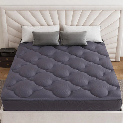 Dark Cotton Full Double Mattress Topper