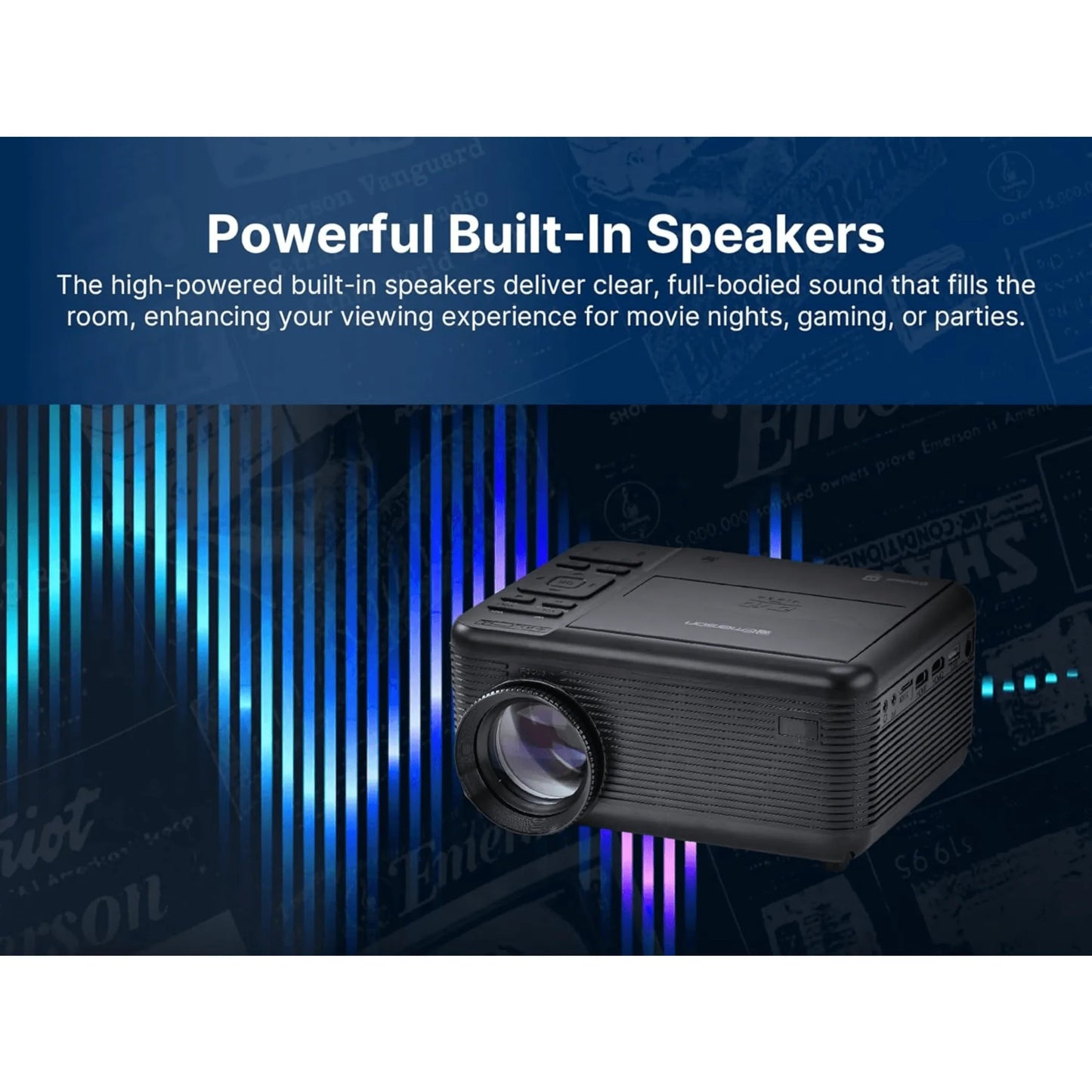 Home Theater LCD Projector with Built-In TV Tuner and DVD Player