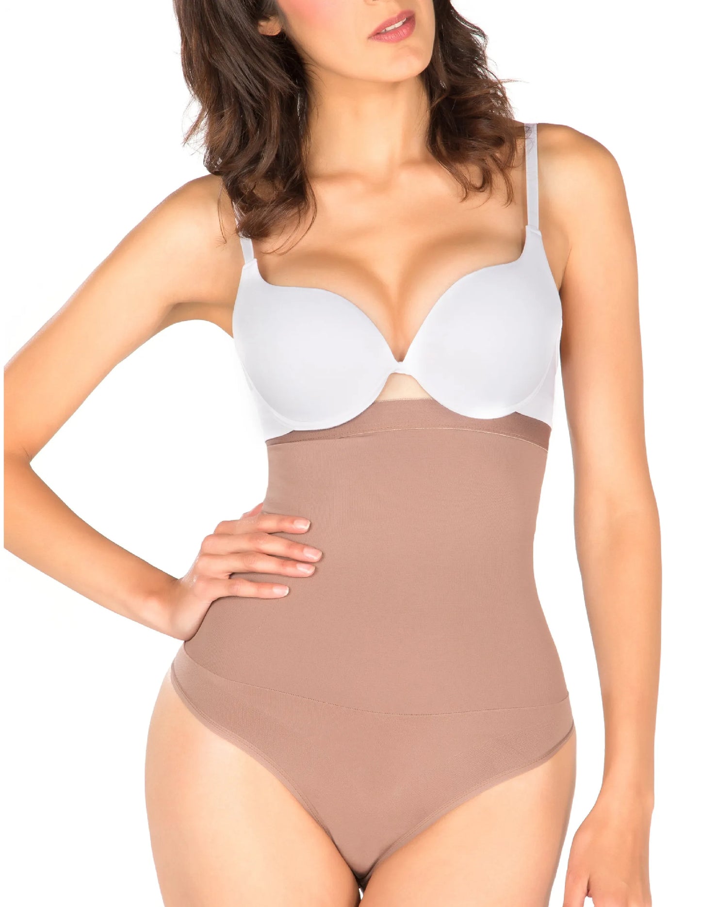 T Silicone-Lined High Waisted Shaper Thong Style