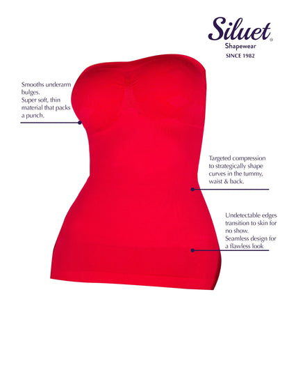 T Exterior Use Seamless Shapewear Strapless Tank