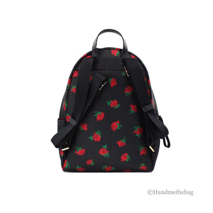 Kate Spade Leila Medium Rose Toss Nylon Dome Backpack