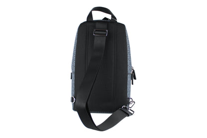 Michael Kors Cooper Navy Signature PVC Sling Backpack