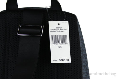 Michael Kors Cooper Navy Signature PVC Sling Backpack