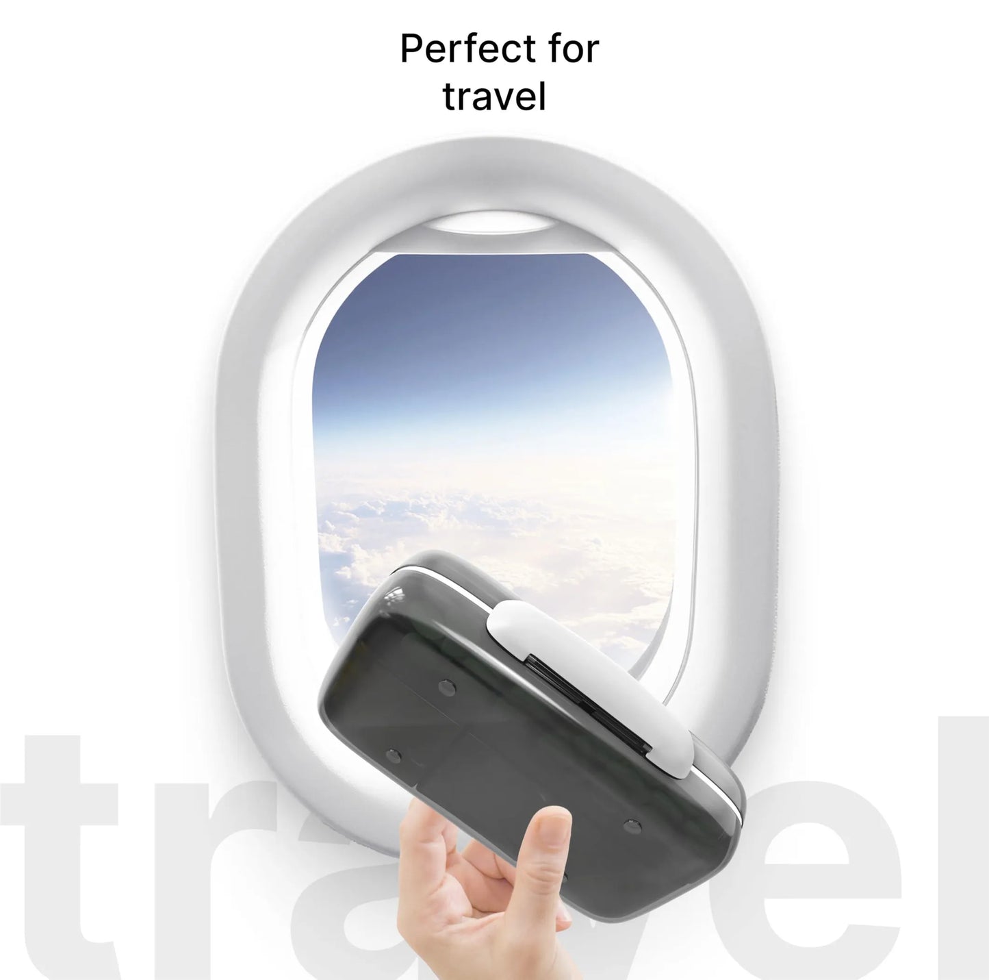 Travel Pill Organizer Airtight Medicine Case for Traveling