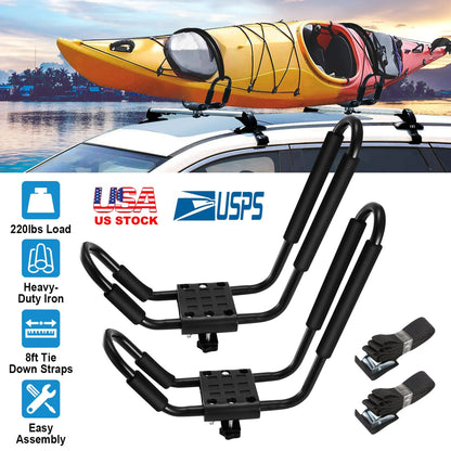 Title: 1 Pair Universal J-Bar Kayak Carrier