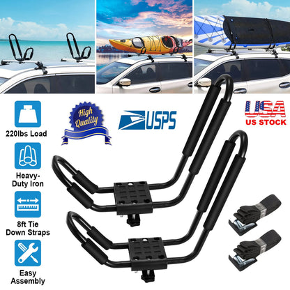 Title: 1 Pair Universal J-Bar Kayak Carrier