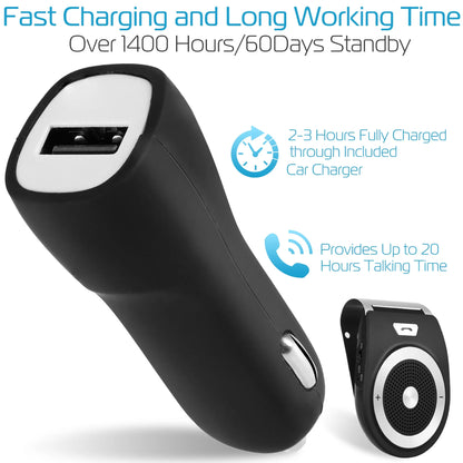 Car Wireless Speakerphone Wireless V4.1 In-Car Speaker