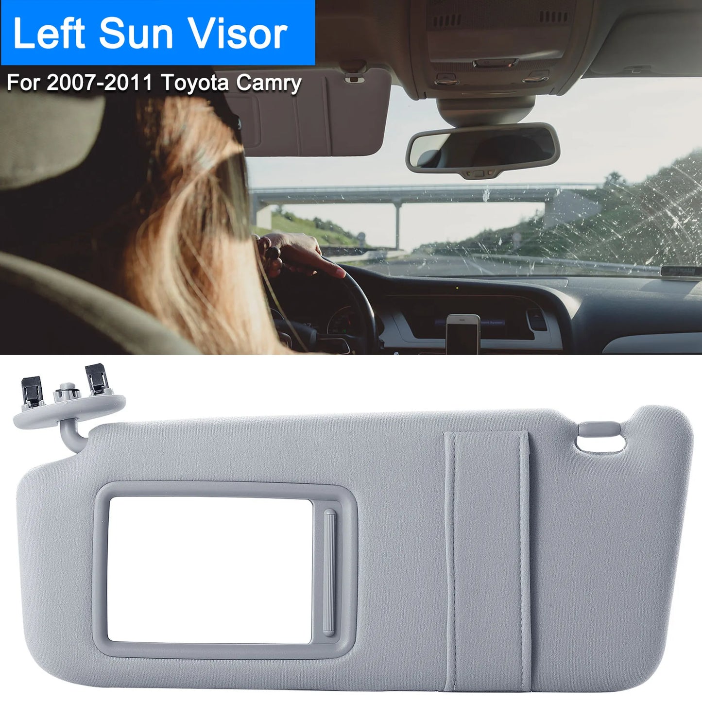 Auto Sun Visor Left Driver Side Car Sun Visor Fits