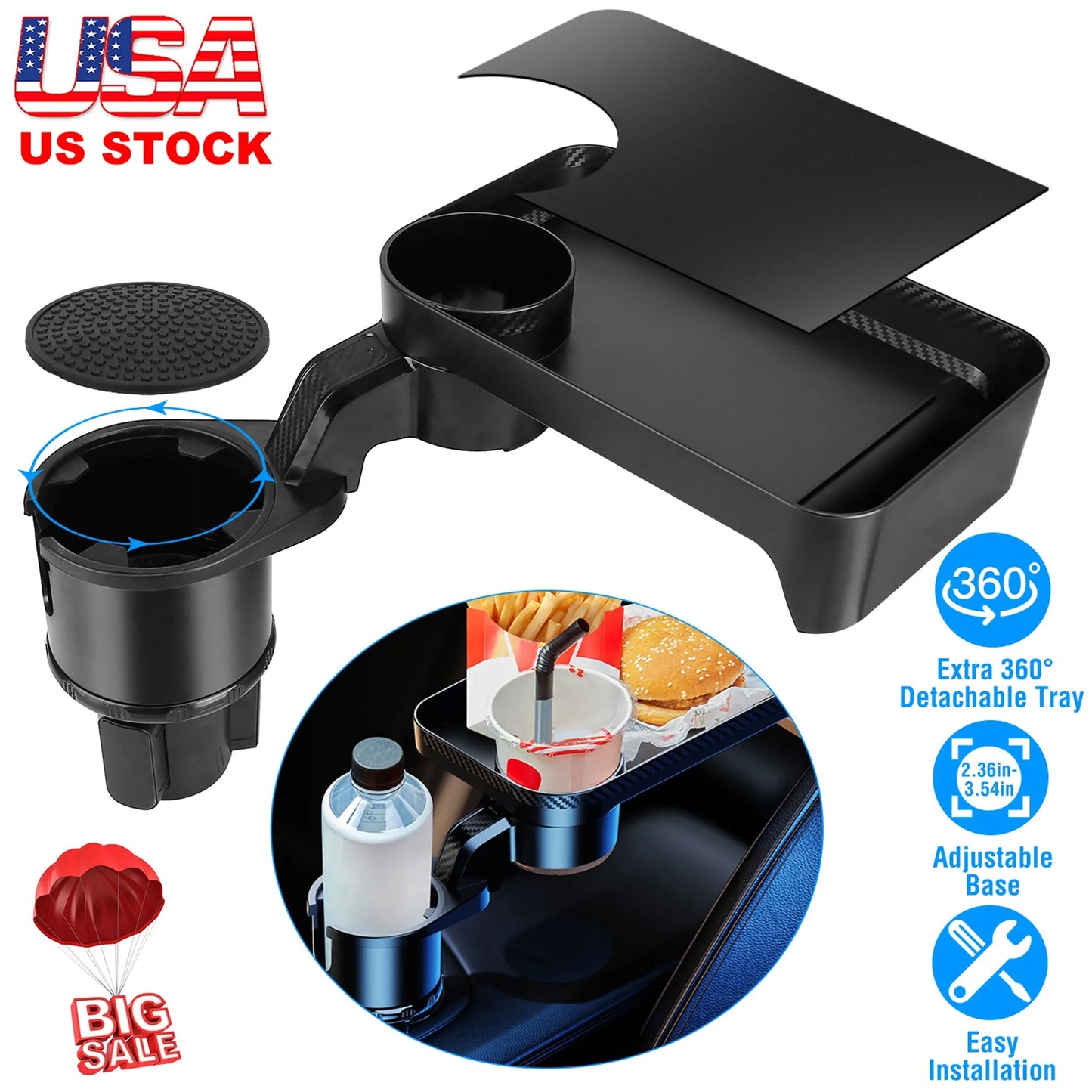 Car Cup Holder Tray