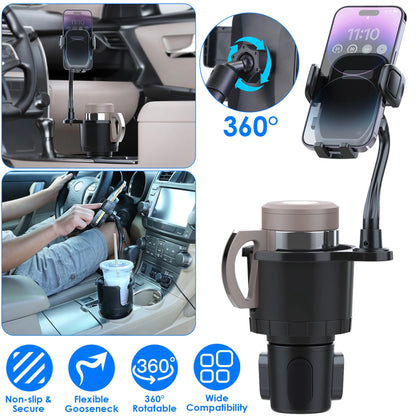 2 In 1 Car Cup Phone Holder