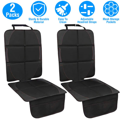 2 Packs Car Seat Protector Cushion Mat Pad