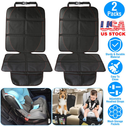 2 Packs Car Seat Protector Cushion Mat Pad