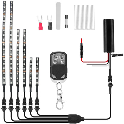 6Pcs Motorcycle LED Light