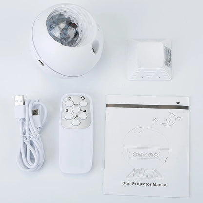 LED Star Projector Night Light Moon Nebula Cloud Lamp