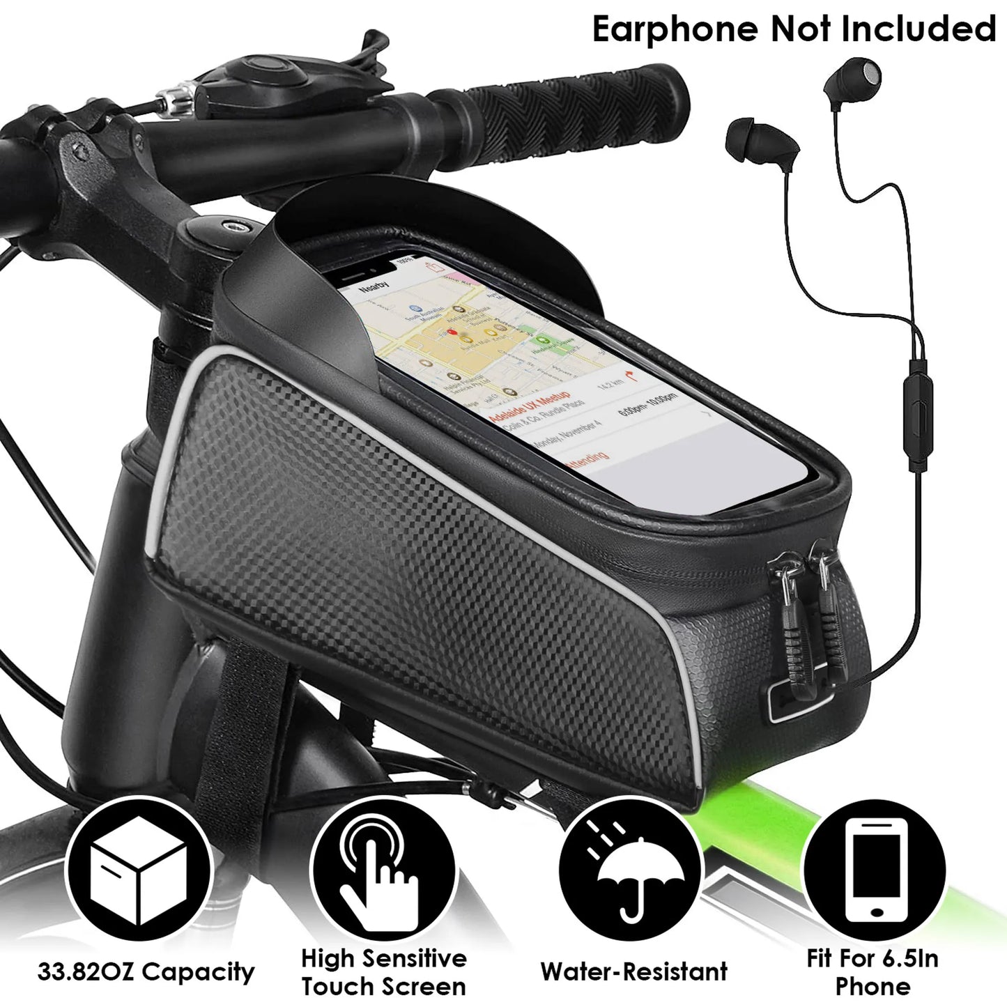 Bike Phone Front Frame Bag