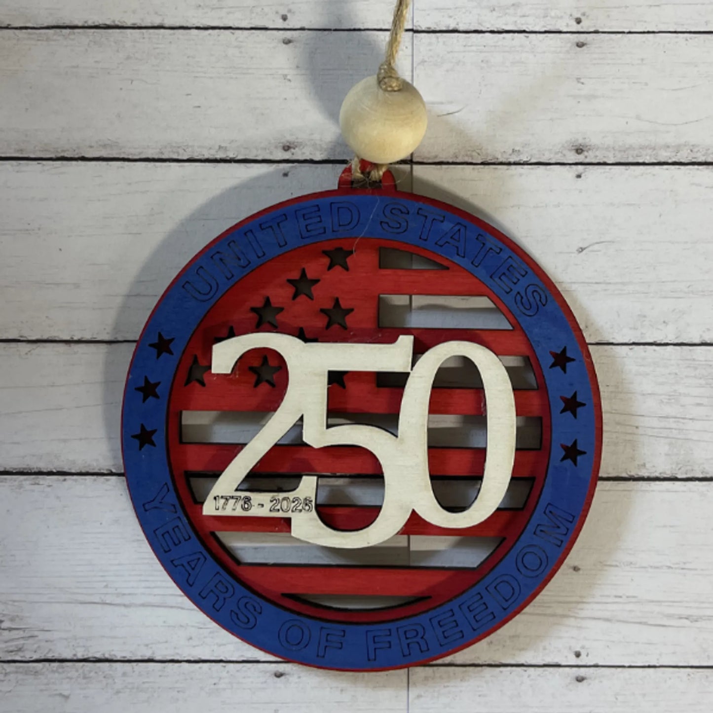 250 Years of Freedom Commemorative Charm/Ornament